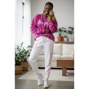 PAIGE Annette Tie Dye Joggers  Size S trendy athleisure